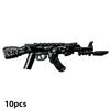 Military Army Weapons Building Blocks Light Machine Guns M16 M4 AK Action Special Forces Figures Accessories Mini Brick Kid Toys