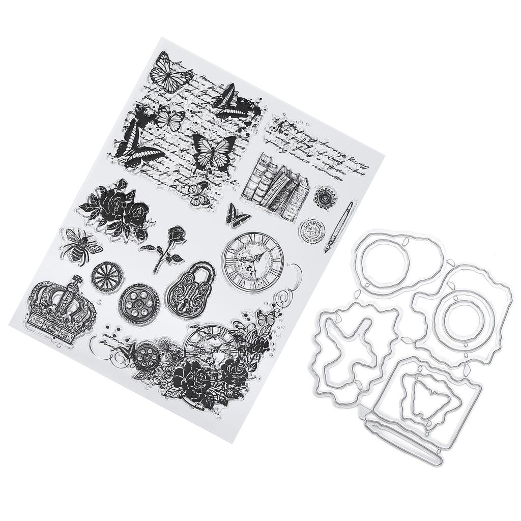 Transparenter Stempel aus Gummi für Tagebuch, Album, Dekoration, handgefertigtes Bastelzubehör