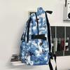 Schoolbag Korean Trend Backpack Personality Foreign Style Junior High School Student Schoolbag Lightweight Travel Backpack Large Capacity Backpack