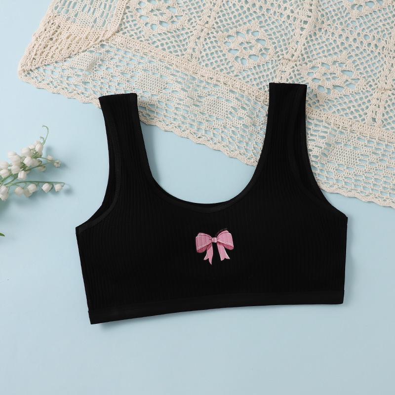 

Pure Cotton Underwear and Bras for Girls Ages 12-18 – Perfect for Middle and High Schoolers 2XL (recommended for 120-145 jin) чорний