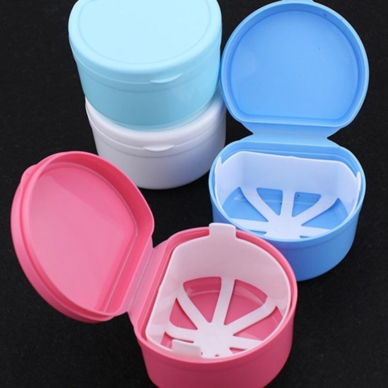 Hot Dental Box Denture Teeth Storage Case Mouth guard Container Tray Fit For Collection Storage Boxe LS