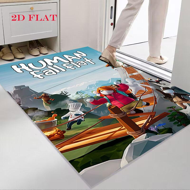Human Fall Flat Carpet Rug for Living Room Bedroom Home Sofa Decoration,Kids Play Nonslip Floor Mat