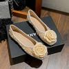 Fashion Women Flat Shoes Bling Rhinestone Flowers Casual Boat Shoes Cool Slip-on Loafers