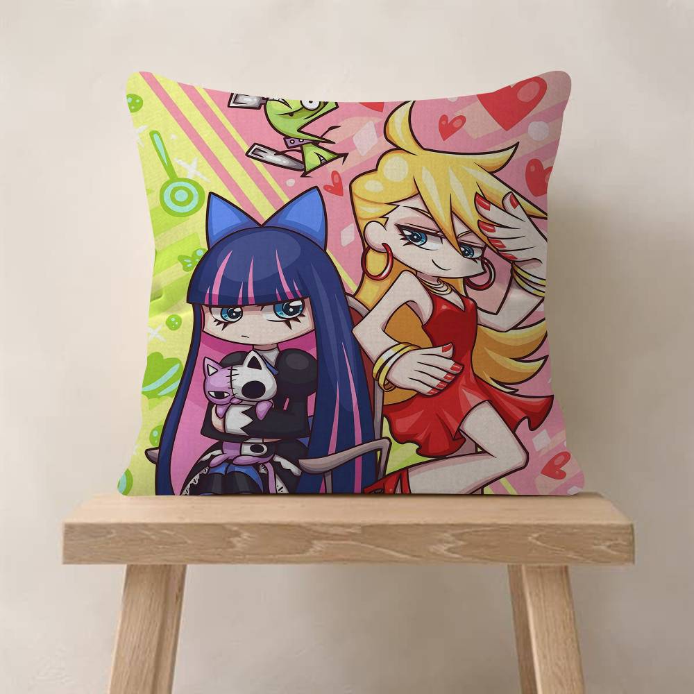 Panty And Stocking With Garterbelt Scanty Anime Office Cushion Pillowcase Car Cushion CoverXCM Lumbar Pillowcase Sofa