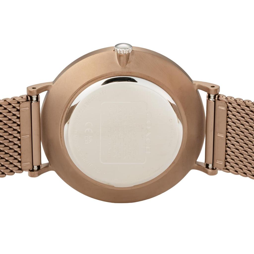[COACH] Men's Watch Coach Charles CHARLES 14602471 Quartz Daily Waterproof Mineral Glass Brown Dial Stainless Steel [Parallel Import]