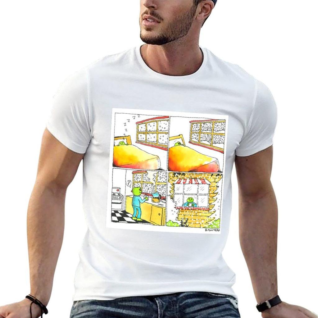 Snow Day T-Shirt Soft Durable Cotton T-Shirt