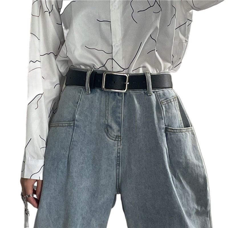 Modern And Stylish Korean Unisex Waist Belt Perfect For Jeans And Trendy Daily Outfits