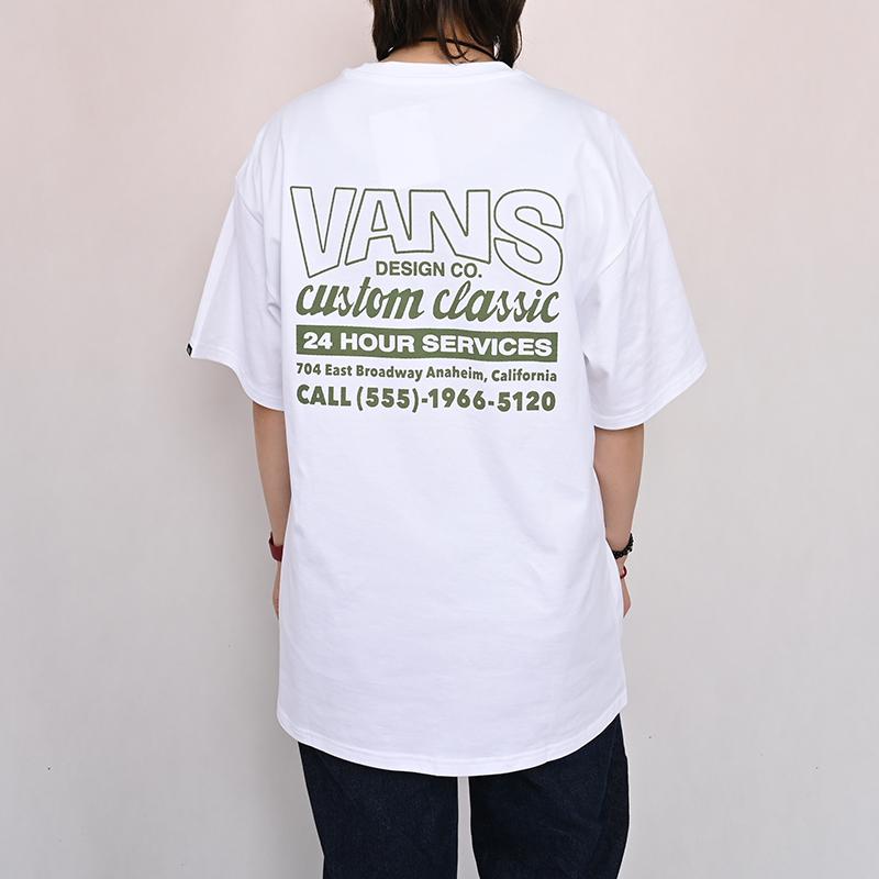 Vans Vlastné klasické tričko s krátkym rukávom Pánske topy Biela VN000NNJWHT
