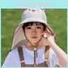 Cute Kids Fisherman Hat With Breathable Nylon Material For Sunshade