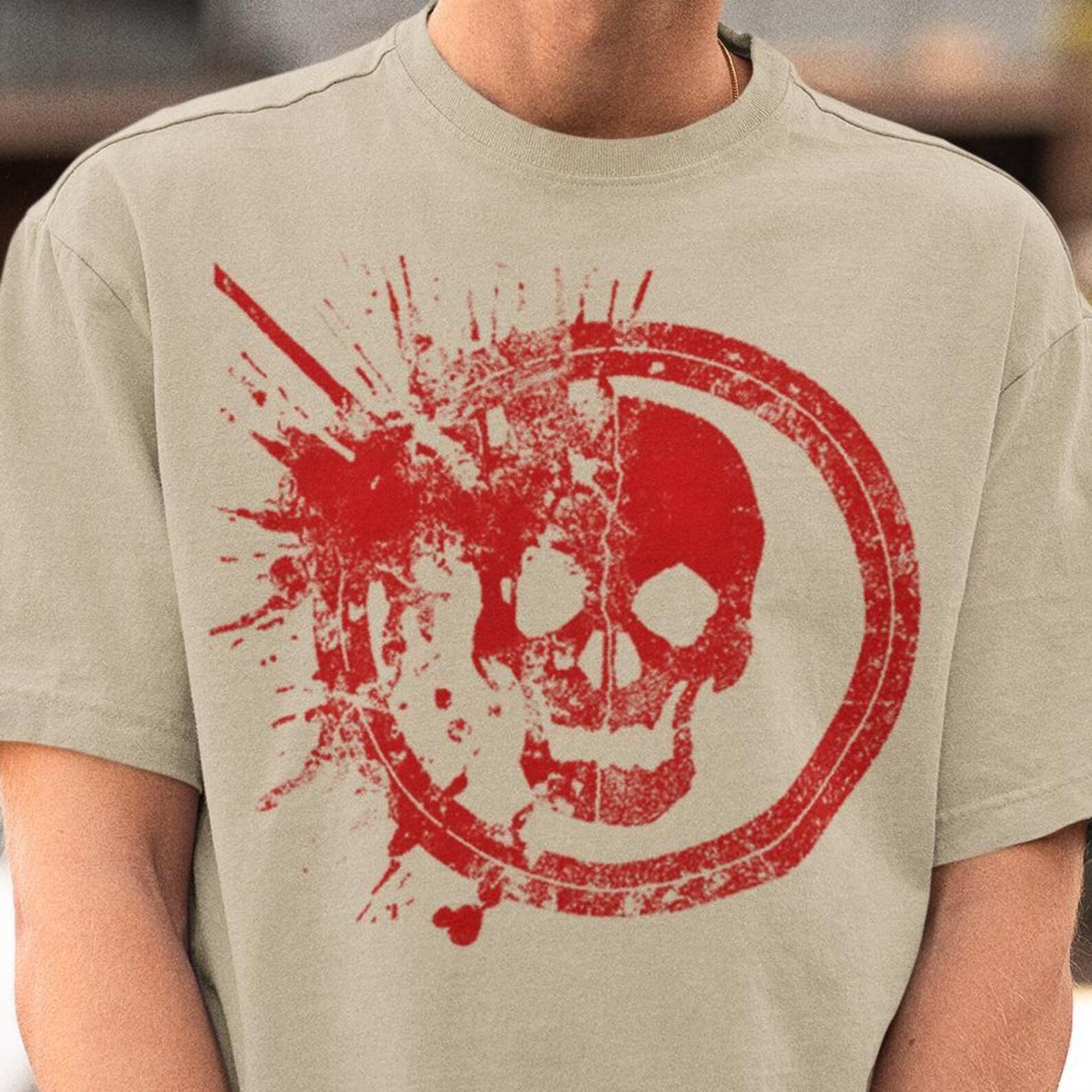 Leon Kuwata Skull Shirt – Danganronpa Graphic Tee,Danganronpa Sweater M