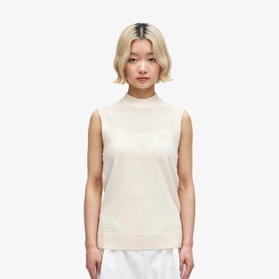 Dámská vesta Pointel Detail Wool Knit Top Vest 560 Afpf2417113 560
