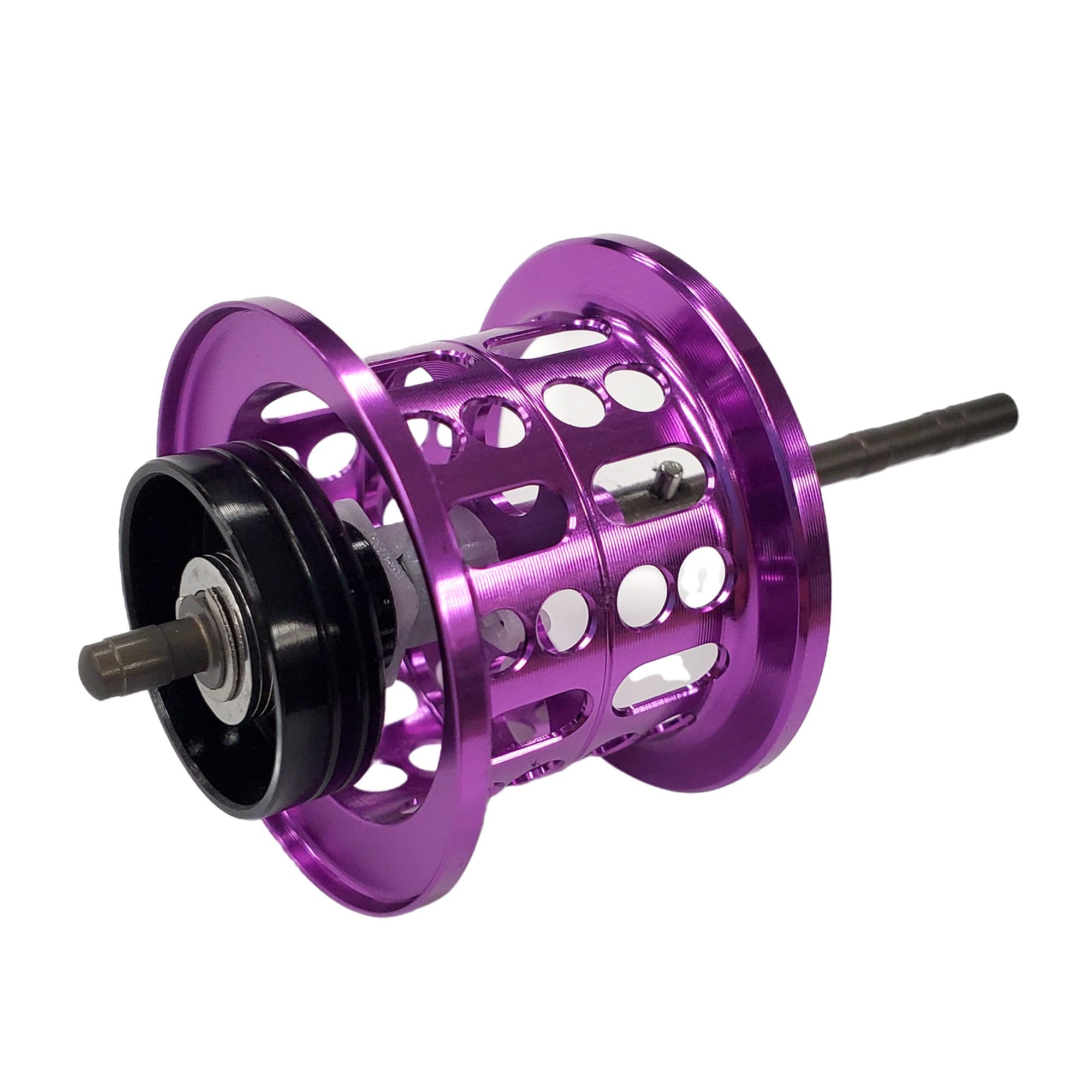 

VISPREA For Daiwa DAIWA TATULA 80 80H 80XH Baitcasting Reel Replacement Spool Shallow Groove Spool Shallow Spool Bait Finesse Spool Metal Spool фиолетовый