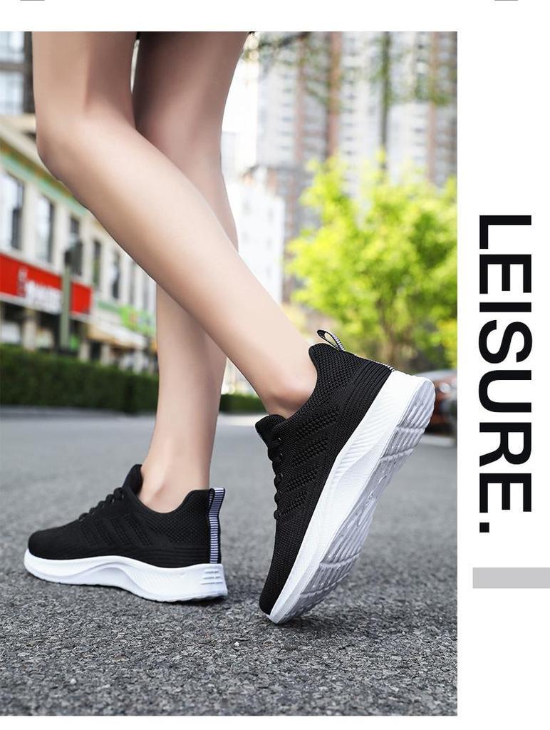Women's Casual Soft Sole Breathable Flyknit Sneakers