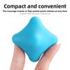 Fitness Massage Press Faszienball Muskelentspannung Silikon Massageball Drehen mit einer Hand Faszienball Silikon Sechskantball
