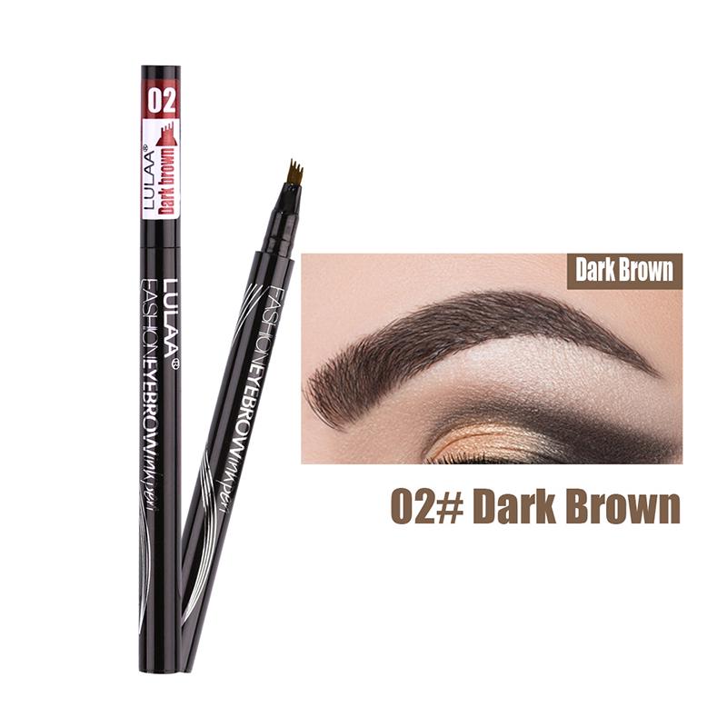 Microblading Liquid Eyebrow Tint 4 Tip Brow Tattoo Pen 5 Colors Makeup Paint Eyebrow Liner Pencil