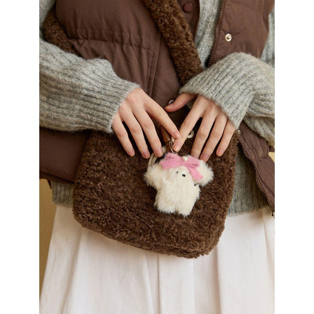 PINK PINEAPPLE PINKY RIBBON KEYRING_PINK