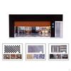 1/64 Car Diorama Display Case Lighted Diecast Vehicle Collector's Garage for Layout