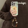 The Floral Bear Bracelet Is Suitable for Apple 17 Mobile Phone Case Iphone15promax High Value 16 New Women's Models 14 Outside