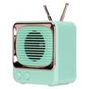 TV Shaped BT Speaker Wireless Lightweight Portable Mini Classic Style Sound SpeakerGreen