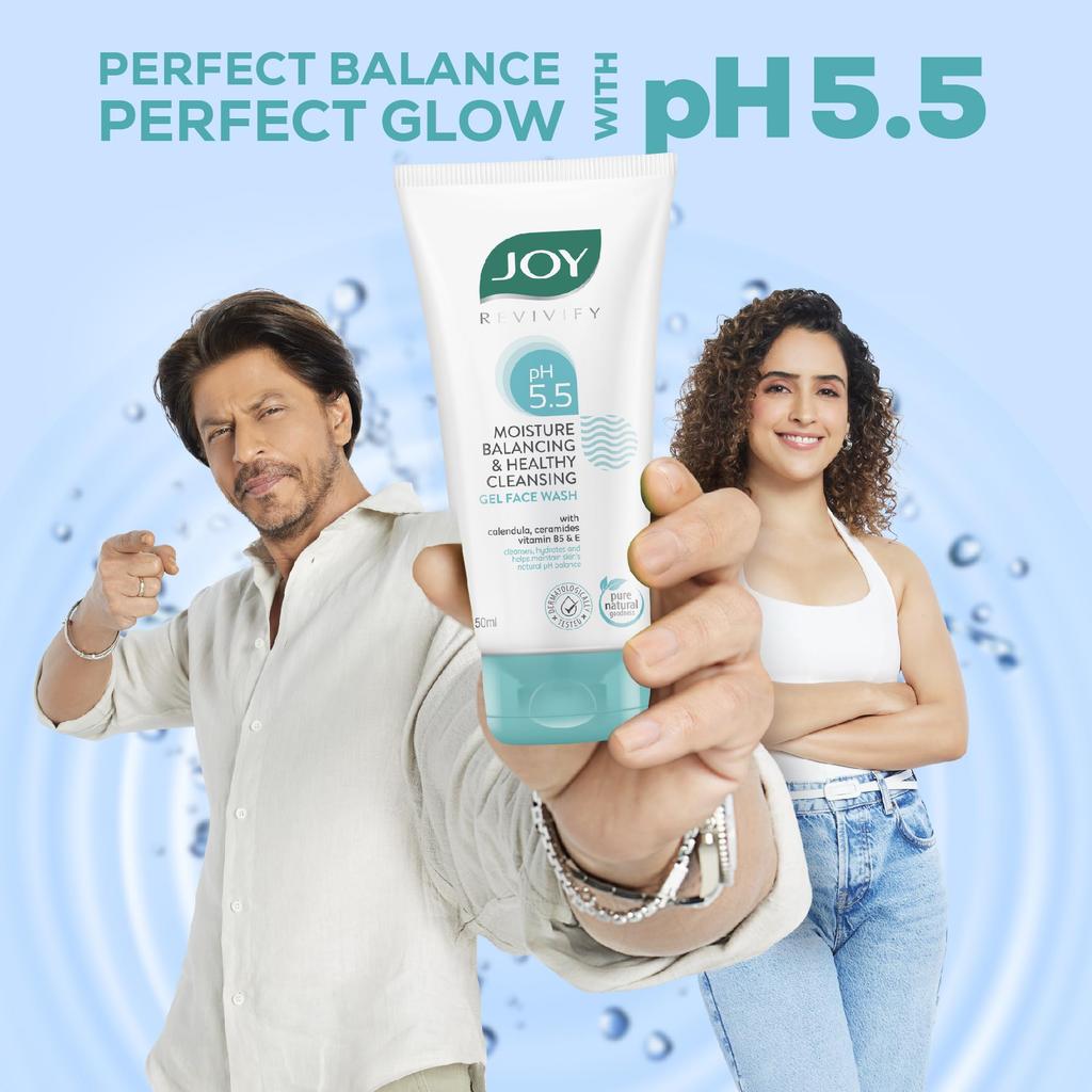 Joy pH 5.5 Feuchtigkeitsspendendes Gel Winter Gesichtsreiniger mit Ceramiden 150ml | Reinigt sanft und stellt die Hautbarriere wieder her | Ideal für empfindliche Haut