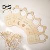 7/8 Pcs Baby Wardrobe Dividers Closet Wooden Baby Garment Size Markers Newborn To Toddler Baby Clothes Size Dividers for Daily Baby Clothes