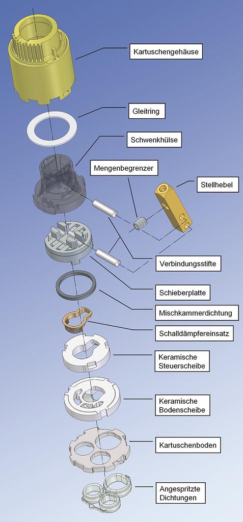 46374000 Ceramic Cartridge GROHE GROHE Authorized Distributor Japan Standard Compliant