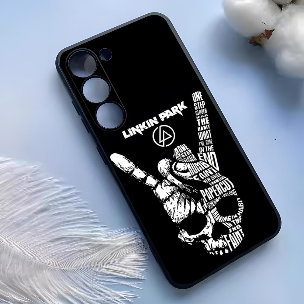 

Чохол для телефону L-LiNKinS Band P-Park Logo для Samsung S25 Ultra S24 S23 S22 S21 S20 Plus Fe Galaxy A54 A53 A34 A25 Силіконова накладка Samsung S21 FE