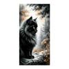 Diamond Mosaic Black Cat Large Size Diy Diamond Painting Full Square Round Drill Animals Jewelry Cross Stitch Kits Wall Decor