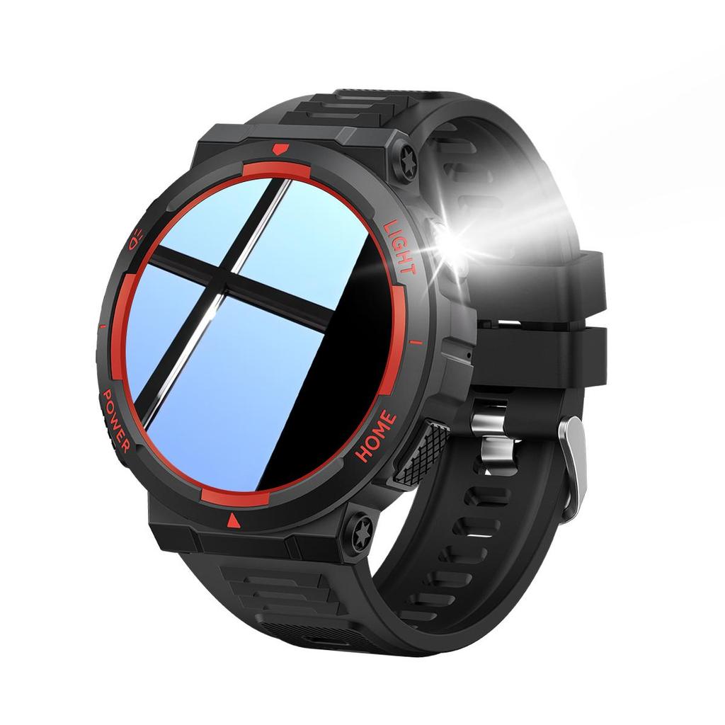 SmartWatch for Men 3ATM Waterproof with Call/LED Flashlight 2.02" HD Screen Smartwatch Compass Fitness Tracker HR/Blood Pressure Monitor Watch