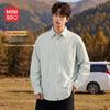Men's Plus Velvet Oxford Shirt Jacket