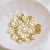 14K Goldplattiertes Smiley-Gesicht & Pflaumenblüten-Kürbis-Anhänger – DIY Handgefertigter Blumenschmuck Zubehör