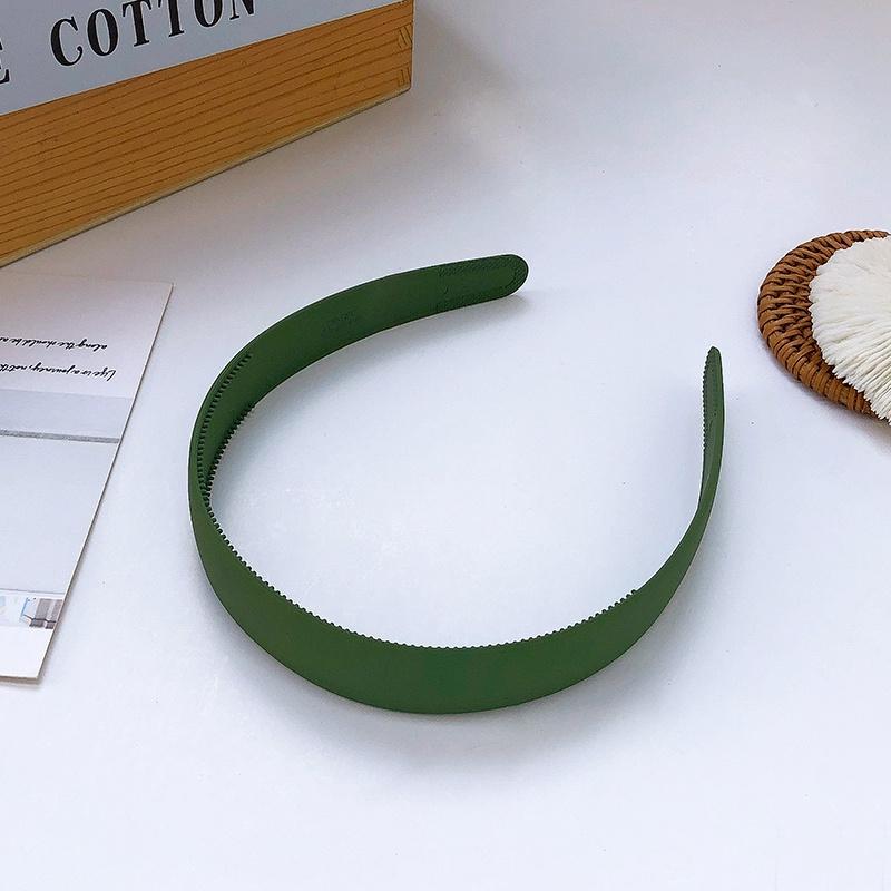 Korean Fashion Color Hair band Versatile Wide Edge pure color Headband Girls Fixed Hairstyle Bangs hair hoop Hair Accessories