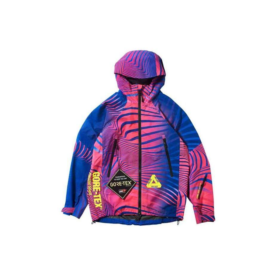 

Palace Gore-Tex Vortex Paclite Patterned Patchwork Jacket Men Jacket Pink P15GT003