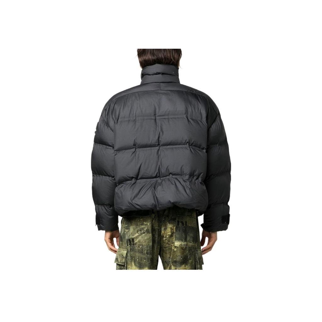 Adidas Originals Trefoil Solid Logo Hidden Zip Stand Collar Jacket Men Outerwear Black HM9221