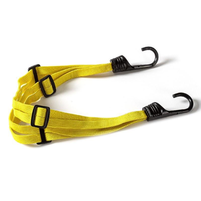

New Universal Motorcycles Retractable Helmet Luggage Elastic Rope Strap Bicycle Motorcycle Accessories Organizer Net Rope Hook жовтий