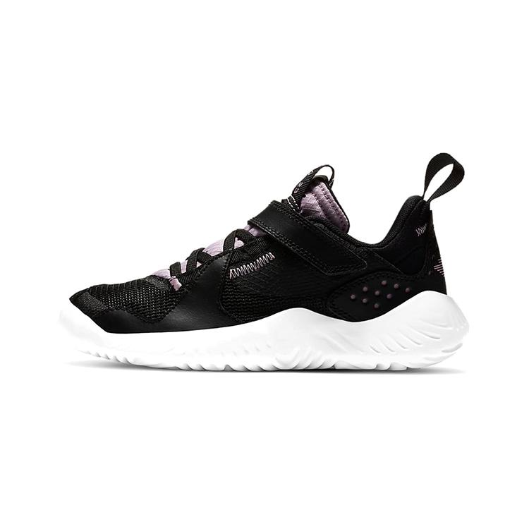 

new Jordan Delta Low Top Sports Casual Shoes Black Purple Children Aged 3 7 Years Old 28