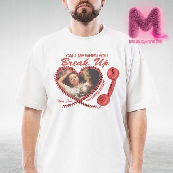 Limited Selena Gomez 2025 Love & Heartbreak Tour Shirt Unisex T-Shirt XXXXL