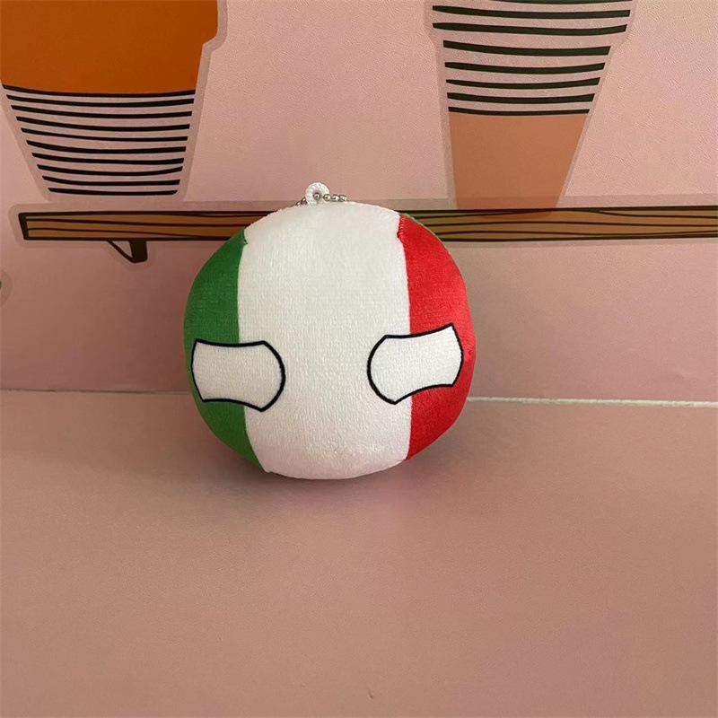 10cm Polandball Plush Toy UK Ukraine Germany Countryball Stuffed Doll Decoration