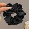 Sparkling Rhinestone Hair Rope Large Intestine Elastic Scrunchies Headband For Ponytail Female Hair Ring Hair Accessories K0