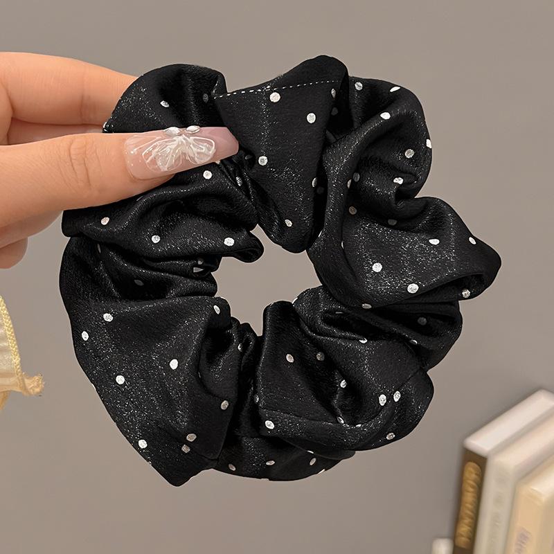 Sparkling Rhinestone Hair Rope Large Intestine Elastic Scrunchies Headband For Ponytail Female Hair Ring Hair Accessories K0