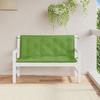 VidaXL Set of 2 Garden Bench Cushions, Balcony Pillows, Seat Cushions Patio Gardening Terrace Outdoor, Green 4002602