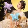 Iron Wire Strip Stick Butterfly-shaped Lantern DIY Kit Mid-Autumn Festival Lantern  Hanfu Props