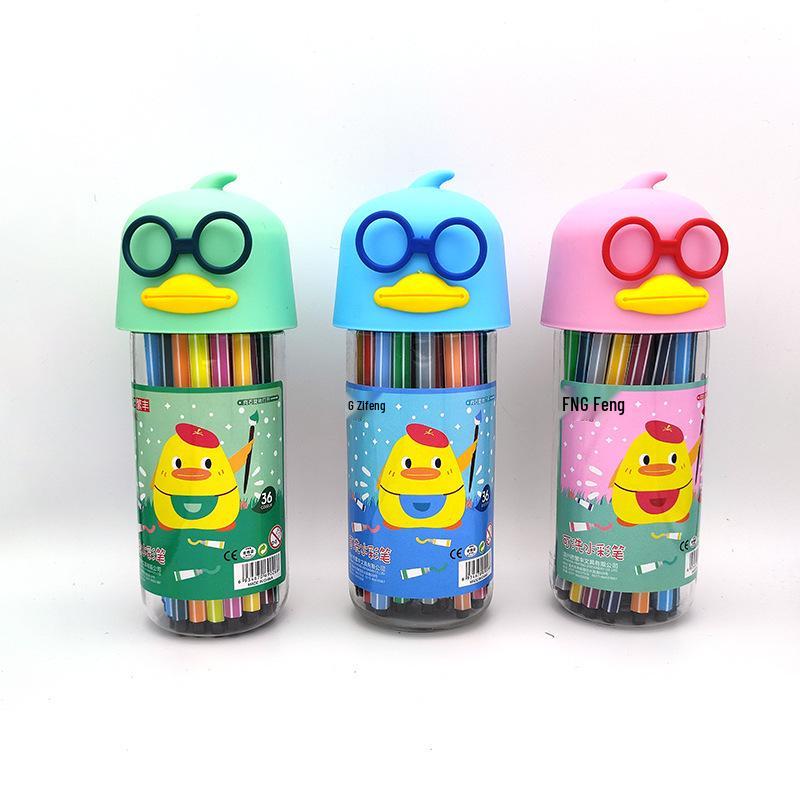 Pennarelli ad Acquerello Lavabili per Bambini: Set di Materiali Artistici per Scarabocchiare e Dipingere