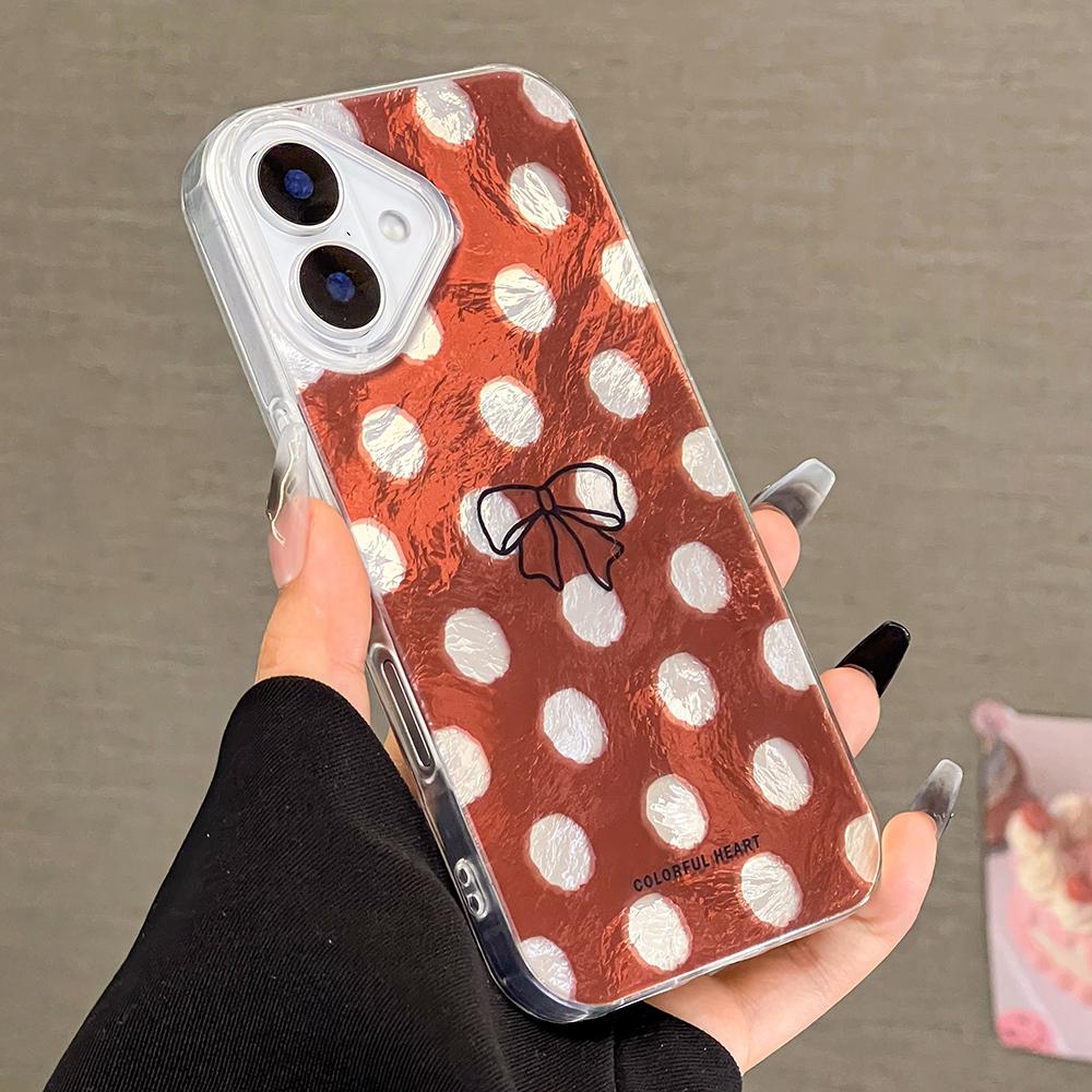 Painted Phone Case For iPhone 16 11 12 13 14 for 12 14 16 Pro 14 16 Pro Max Cute Pattern Glossy Hard Cover