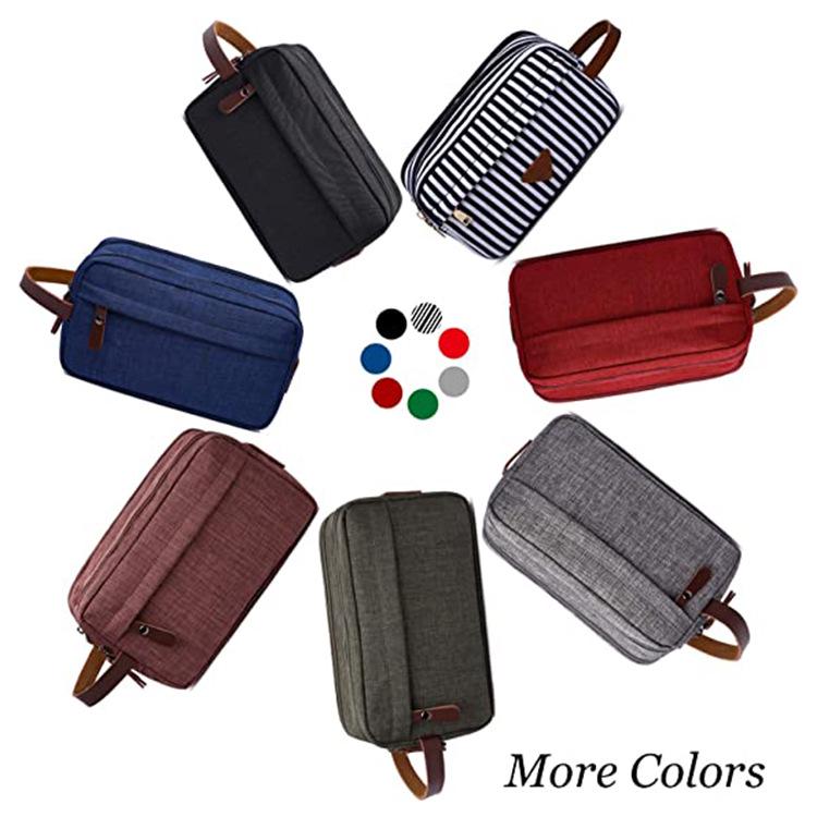 Men's Large Capacity Waterproof Toiletry Bag for Travel and Outdoor Use
