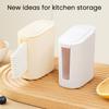 Spoon Storage Box Kitchen Cutlery Organizer Bottom Design Easy to Dust-Proof Cover Hollow Clean Spoon