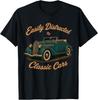 Easily Distracted By Classic Cars Teal Vintage Roadster T-Shirt