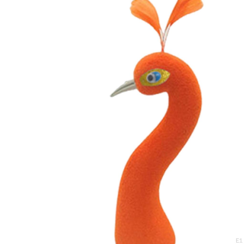 Floral Arrangement Supplies with Peacock Mannequin Head for Living Room and Evening Events