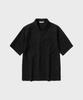 NONBLANK Seersucker Veil Hs Shirt_Black