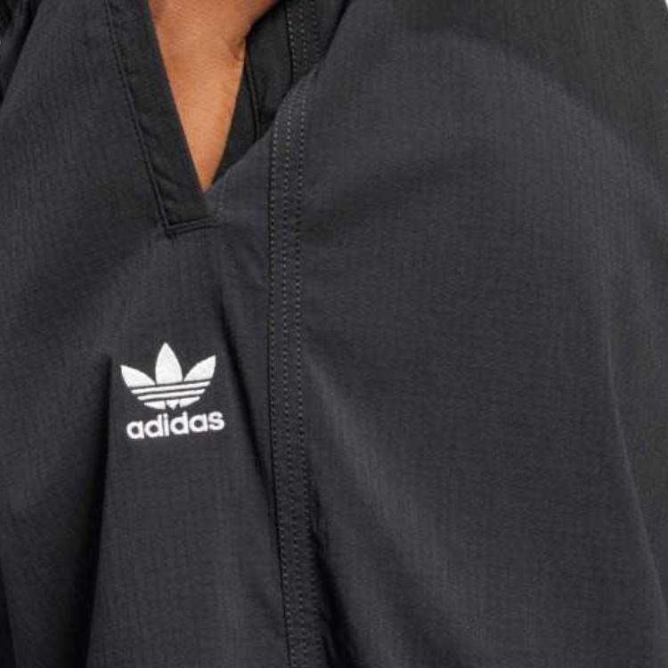 Adidas Originals Essentials Parachute Ripstop Loose Track Pants Women Black JD0785